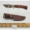 Image 1 : MARBLES FIXED BLADE HUNTING KNIFE W/ TOOLED LEATHER SHEATH