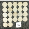 Image 4 : LOT OF 22 - 1968 CDN 25 CENT COINS 
