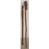 Image 1 : LOT OF 2 - CARVED WALKING STICKS