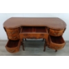 Image 2 : FRENCH PROVINCIAL BURLED MAHOGANY VENEER DESK 