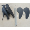 Image 1 : LOT OF 2 - CROW DECOYS