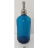 Image 3 : NEW YORK SELTZER WATER - COBALT BLUE ACID-ETCHED - SELTZER BOTTLE