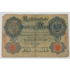 Image 2 : 1910 GERMAN 20 MARK BANKNOTE