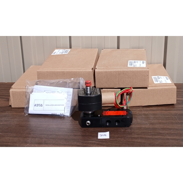 LOT OF 5 - ASCO RED-HAT SOLENOID VALVE