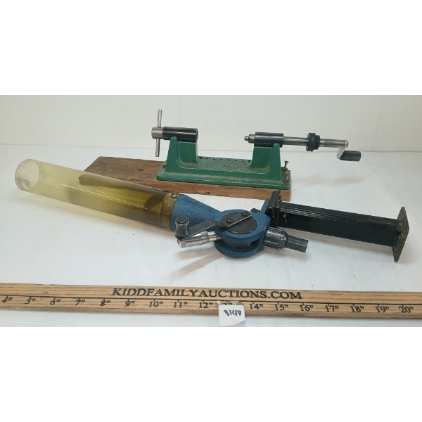 LOT OF 2 - BAIR POWDER MEASURER & RCBS CASE TRIMMER