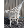 Image 5 : ROCOCO STYLE WICKER PATIO CHAIR W/ CUSHION