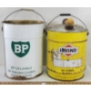Image 1 : LOT OF 2 - IRVING & BP 5 GAL OIL CANS