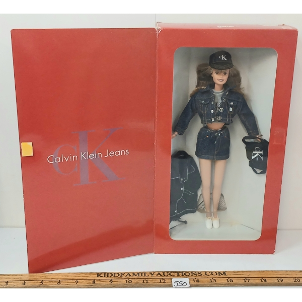 BARBIE 1996 BLOOMINGDALE'S CALVIN KLEIN JEANS COLLECTIBLE DOLL
