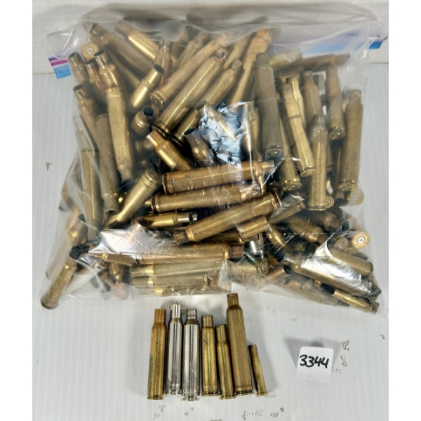 BRASS: APPROX 300X MIXED RIFLE BRASS