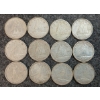 Image 1 : LOT OF 12 - 1950-1966 CDN 10 CENT COINS