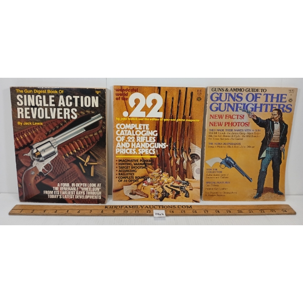 LOT OF 3 - FIREARMS MAGAZINES - INCL GUNS OF THE GUNFIGHTERS, ETC