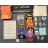 Image 1 : JOB LOT - BRITISH, CDN, GERMAN & RUSSIAN INSIGNIA & "BRITISH MILITARY UNIFORMS" BY JAMES LAVER