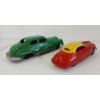 Image 4 : LOT OF 2 - IRWIN & MARX TOYS PLASTIC ARMY & FIRE CHIEF WIND UP CARS