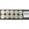 Image 2 : LOT OF 10 - 1959 CDN 10 CENT COINS