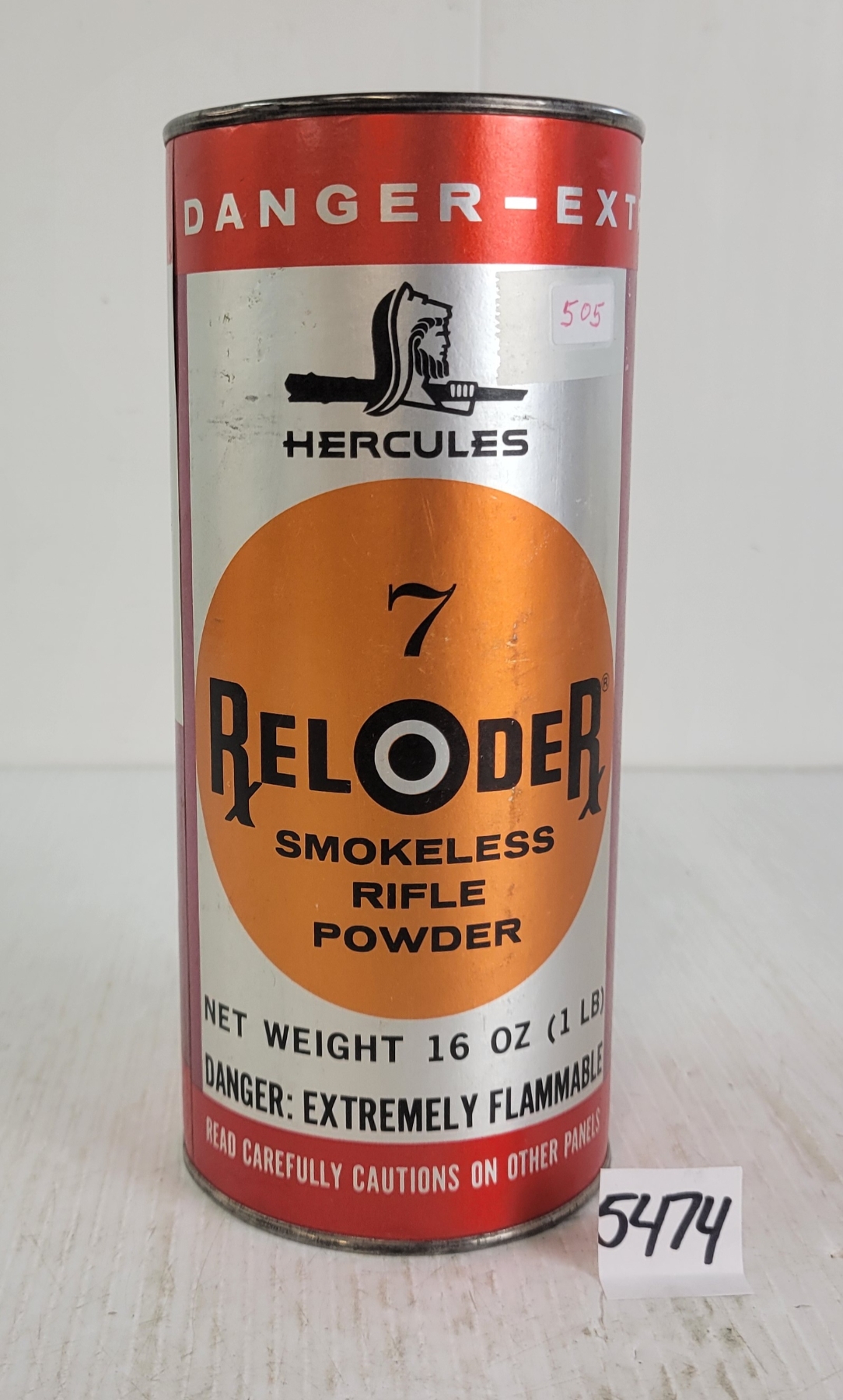 Reloder 7 Powder POWDER: HERCULES 7 RELOADER SMOKELESS RIFLE POWDER - 16OZ - Kidd Family ...