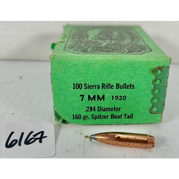 BULLETS: 17X SIERRA 7MM 160GR. SP 
