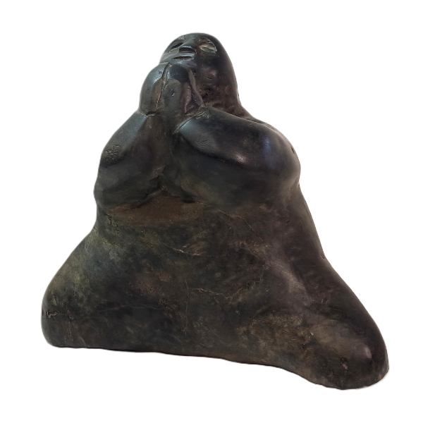 PRAYING MAN BY TUNA IQULIQ (1935 - 2015) - STONE
