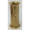 Image 5 : LOT OF 3 - PETIT'S TYPE SCREW TOURNIQUET, ARTILLERY SHELL TRENCH ART & LEATHER POWDER FLASK