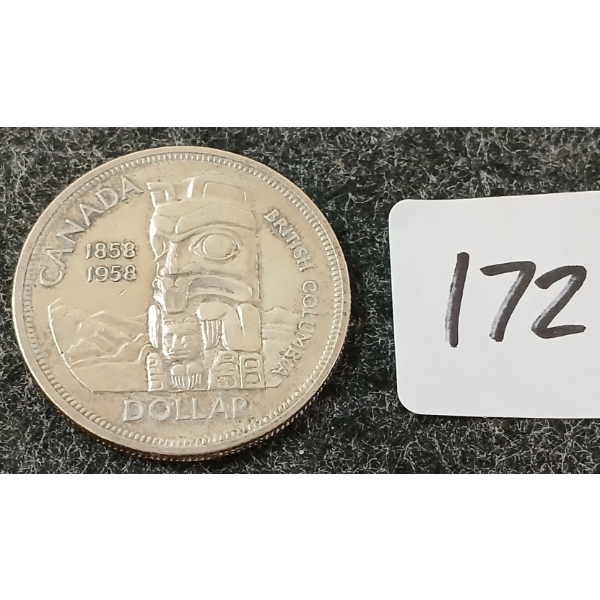 1958 CDN DOLLAR COIN