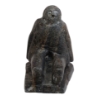 624  SITTING HUMAN FIGURE  SIGNED  STONE