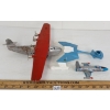 Image 2 : LOT OF 3 - TIN, DIECAST & PRESSED STEEL AIRCRAFT MODELS - INCL DINKY TOYS & JAPAN MFG