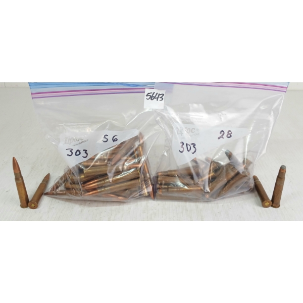 AMMO: 84X MIXED .303CAL - MILITARY ISSUED