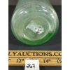 Image 6 : WILSHIRE CLUB SIPHONATED WATER - PALE GREEN ACID-ETCHED - SYPHON BOTTLE