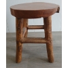 Image 5 : WOOD SLAB STOOL / PLANT STAND