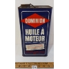 Image 3 : DOMINION MOTOR OIL GAL CAN