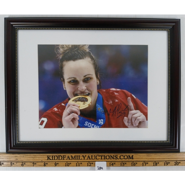 MARIE-PHILIP POULIN AUTOGRAPHED PHOTO - FRAMED
