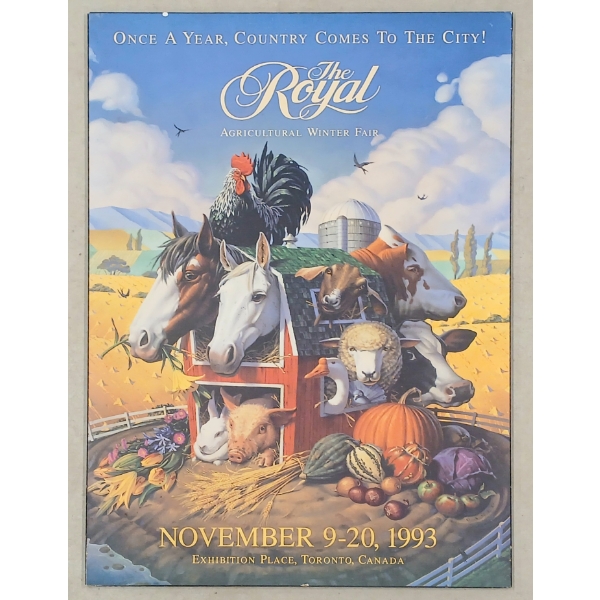 1993 THE ROYAL AGRICULTURAL WINTER FAIR BOARD SIGN