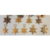 Image 3 : QTY OF STAR MINI MEDALS & RIBBON BARS