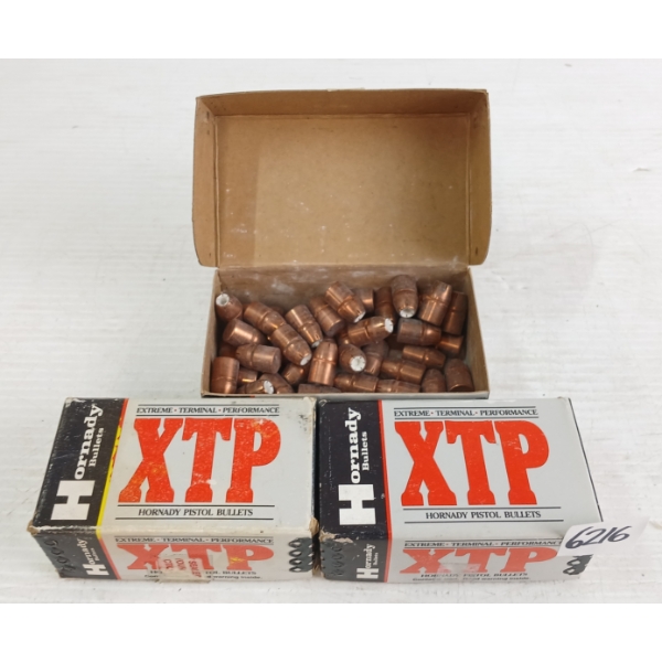 BULLETS: APPROX 100X HORNADY .44CAL - 240 & 300GR - HP