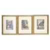 Image 1 : LOT OF 3 - FRENCH QUARTER CITYSCAPES BY DE LA FILLE  - FRAMED PRINTS