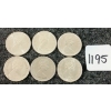 Image 2 : LOT OF 6 - 1966 CDN 25 CENT COINS