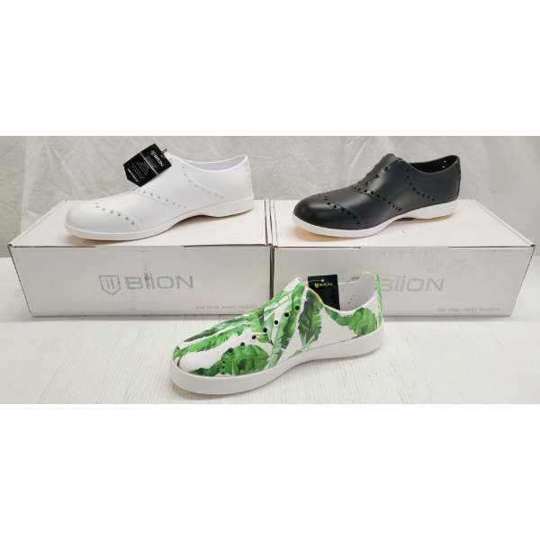 LOT OF 3 - BIION SHOES - FT THE TRAINERS & THE CLASSICS STYLES