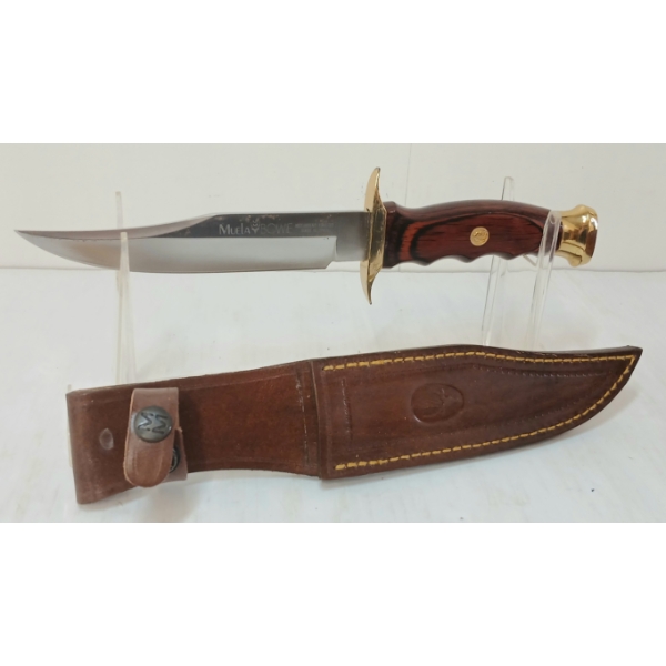 MUELA BOWIE KNIFE W/ LEATHER SHEATH