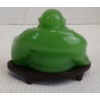 Image 4 : CHINESE JADE BUDDA W/ STAND 