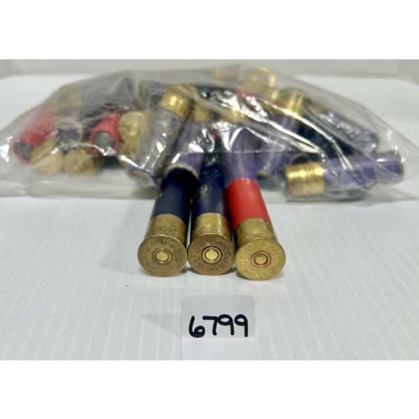 AMMO: APPROX 38X MIXED 16 GA 2-3/4 IN - BIRD, BUCK & SLUG