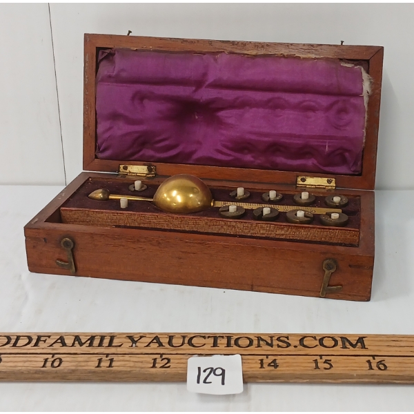 SIKES HYDROMETER W/ CASE - C. 19TH CENTURY