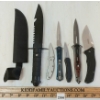 Image 1 : LOT OF 6 - FOLDING & FIXED BLADE KNIVES W/ SHEATH
