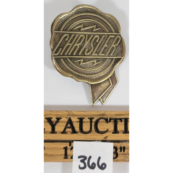 1927 CHRYSLER IMPERIAL RAD BADGE