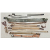 Image 2 : JOB LOT - MISC WEB GEAR, POWDER HORN, SCABBARD, SOCKET BAYONETS, ETC