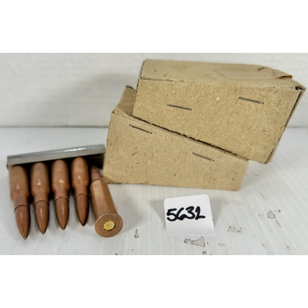 AMMO: 30X 7.62X54 R - MILITARY FMJ