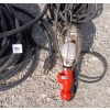 Image 2 : LOT OF 2 - CORDED WORK LIGHT & EXTENSION CORD - APPROX 20FT