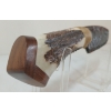 Image 5 : OBSIDIAN KNIFE W/ ANTLER HANDLE & STAND