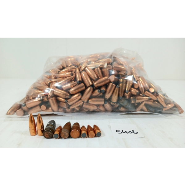 BULLETS: QTY OF MIXED BULLETS - INCL .30 M1 CARBINE, .22, ETC - 13LBS 