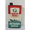 Image 4 : WHITE ROSE OUTBOARD & POWER MOWER MOTOR OIL QT CAN