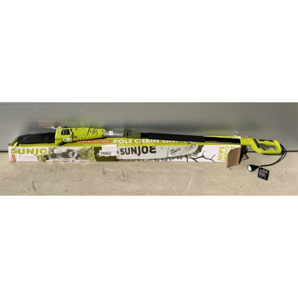 SUNJOE 10IN 8AMP ELECTRIC POLE CHAIN SAW