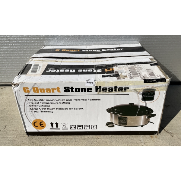 6QT MASSAGE STONE HEATER